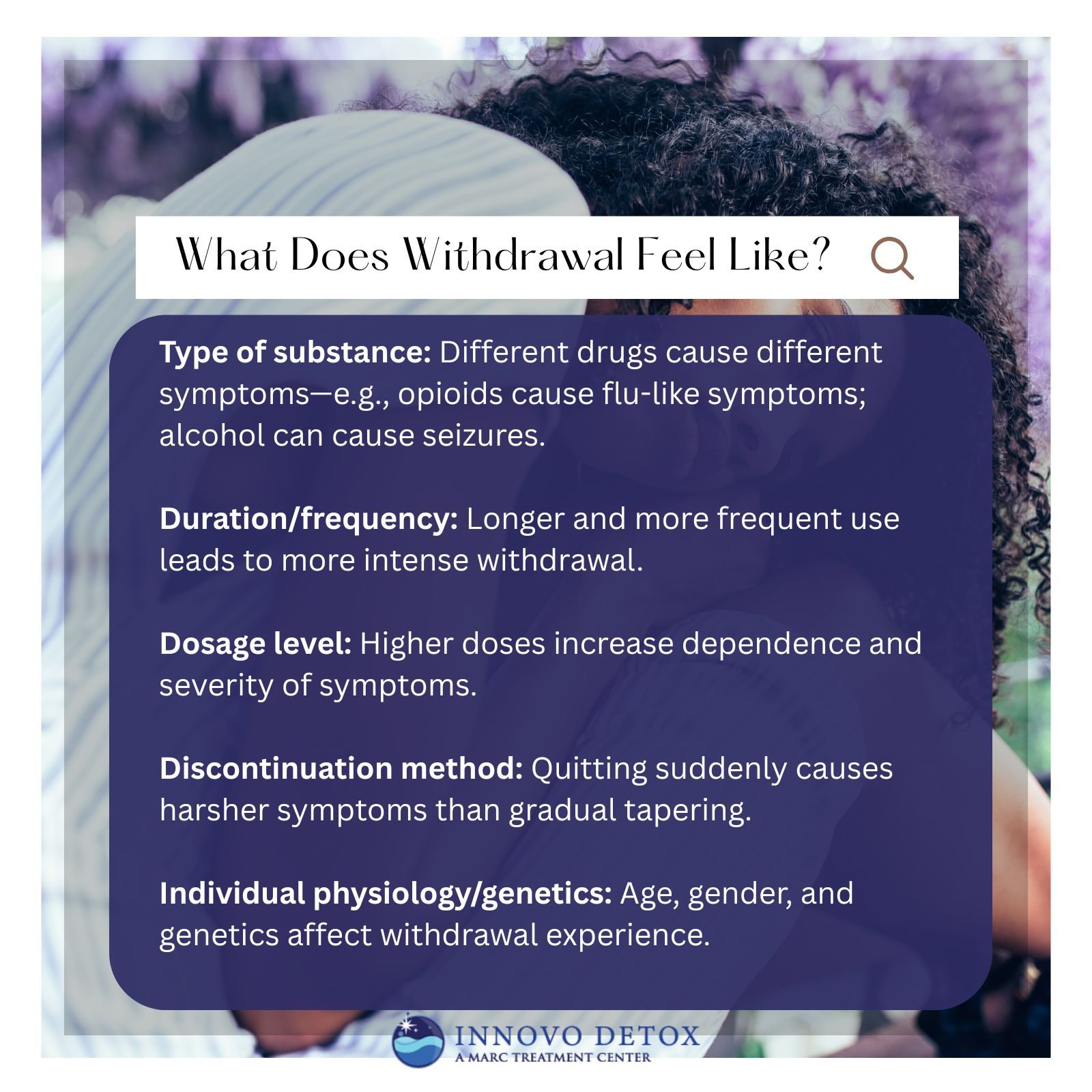 What Does Withdrawal Feel Like