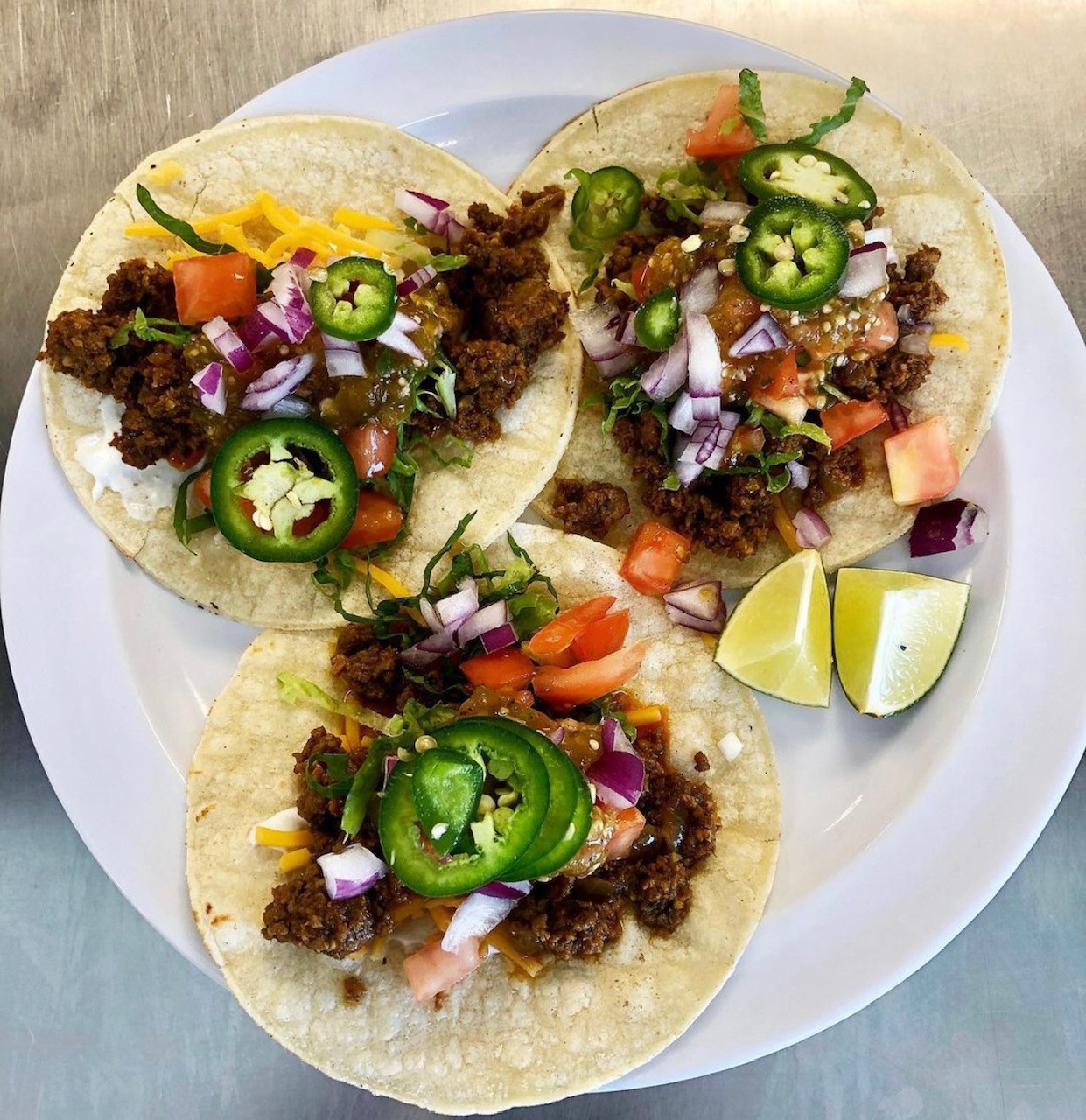 Tacos prepared by Innovo Culinary team