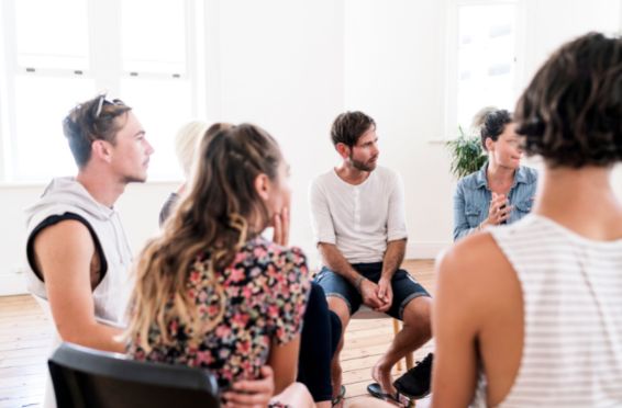 young adults in addiction treatment group therapy - Patient's Experiences