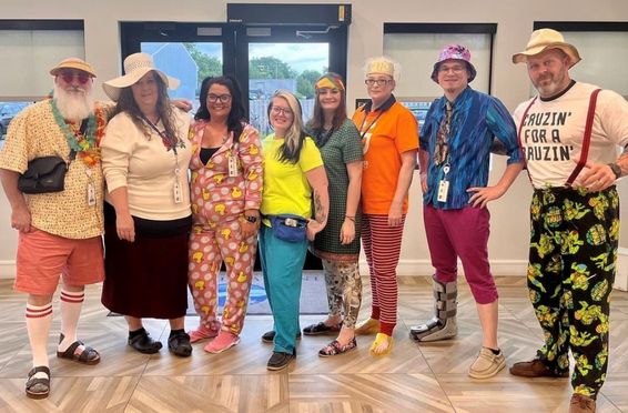 pateients at innovo detox having fun