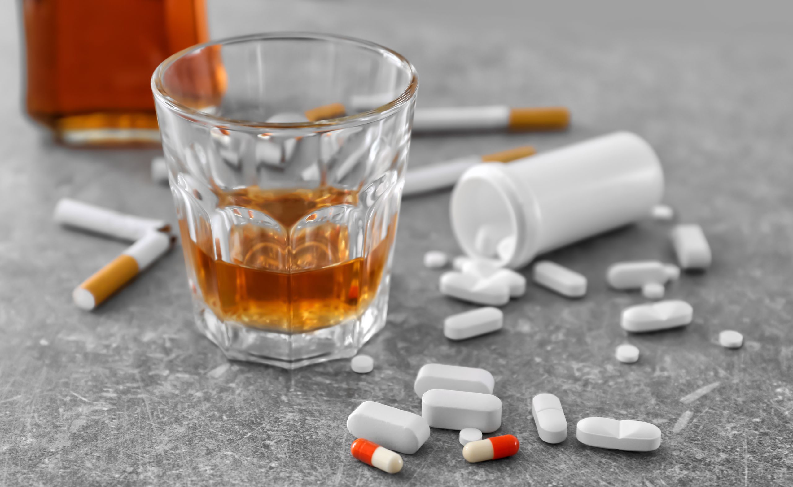 cigarettes, pills, alcohol -- polysubstance abuse