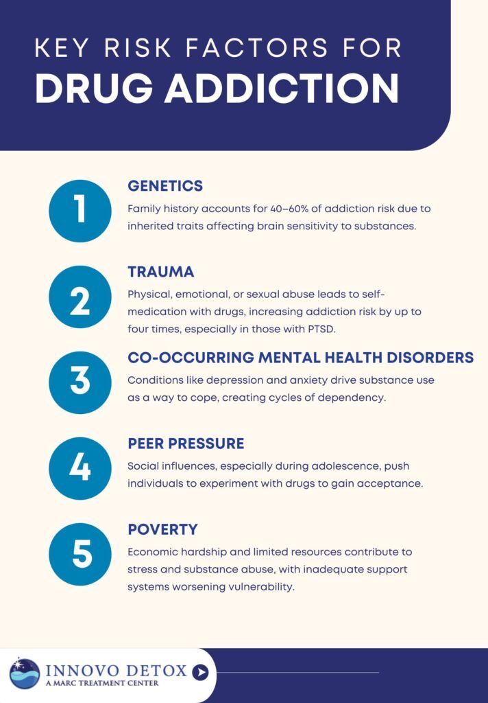 Key Risk Factors for Drug Addiction