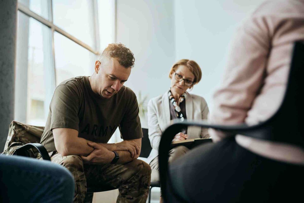 integrated-mental-health-addiction-treatment-session Individual therapy session for mental health and substance use disorder treatment